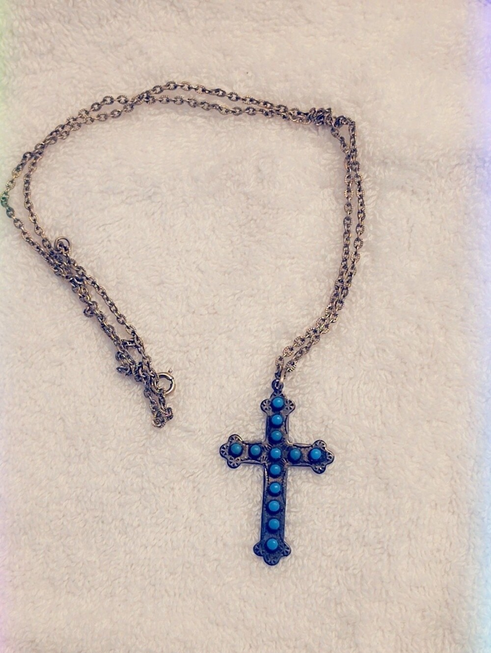 Estate Cross Necklace